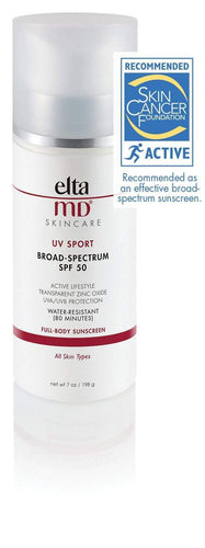 EltaMD Sunscreens Elta MD UV Sport Broad-Spectrum Full-Body Suncsreen SPF 50, 7oz, Airless Pump Exp 10/23